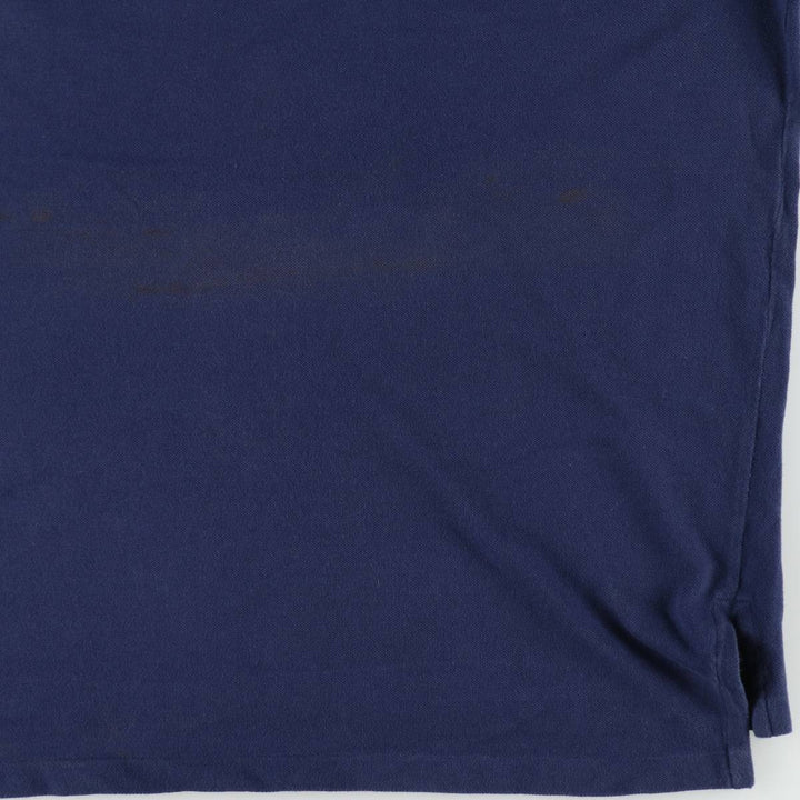 Ralph Lauren POLO RALPH LAUREN short sleeve polo shirt men's XL equivalent cotton navy blue type Vintage Second Hand