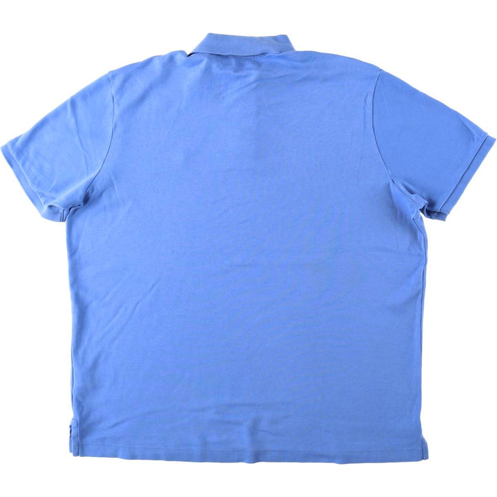 Ralph Lauren POLO RALPH LAUREN CLASSIC FIT short sleeve polo shirt men's XL equivalent cotton blue type Vintage Second Hand