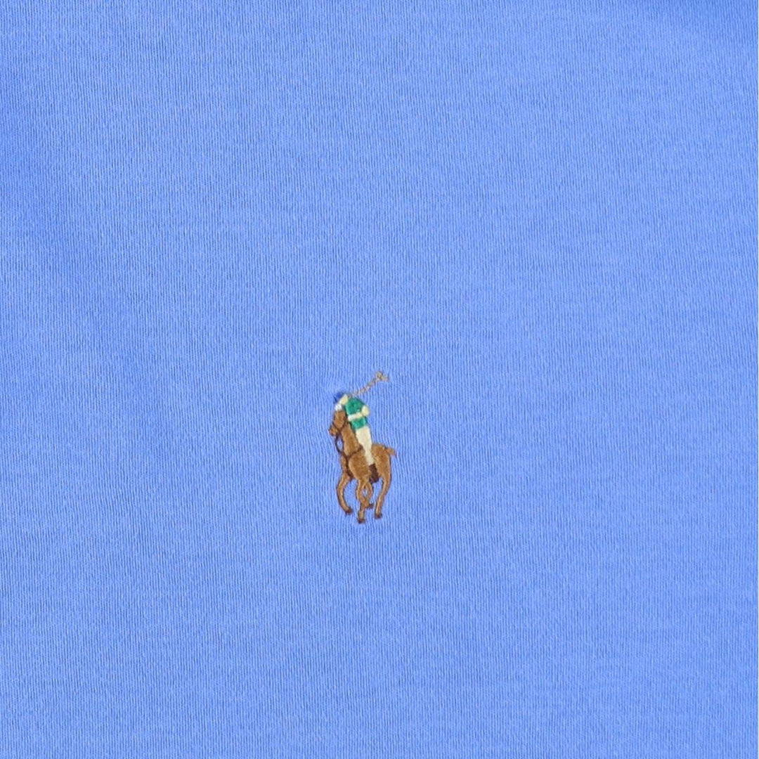 Ralph Lauren POLO RALPH LAUREN CLASSIC FIT short sleeve polo shirt men's XL equivalent cotton blue type Vintage Second Hand