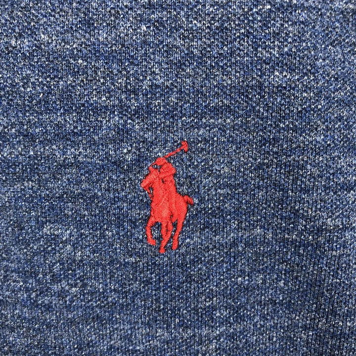 Ralph Lauren POLO RALPH LAUREN CLASSIC FIT short sleeve polo shirt, men's size M cotton blue type Vintage Second Hand
