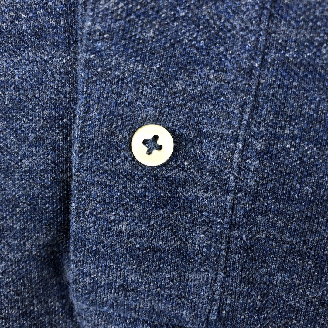 Ralph Lauren POLO RALPH LAUREN CLASSIC FIT short sleeve polo shirt, men's size M cotton blue type Vintage Second Hand