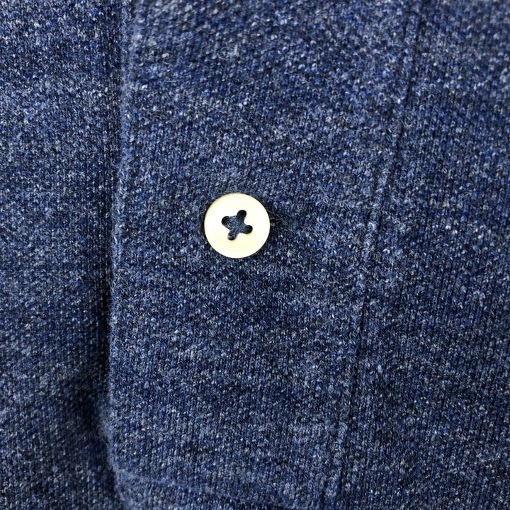 Ralph Lauren POLO RALPH LAUREN CLASSIC FIT short sleeve polo shirt, men's size M cotton blue type Vintage Second Hand