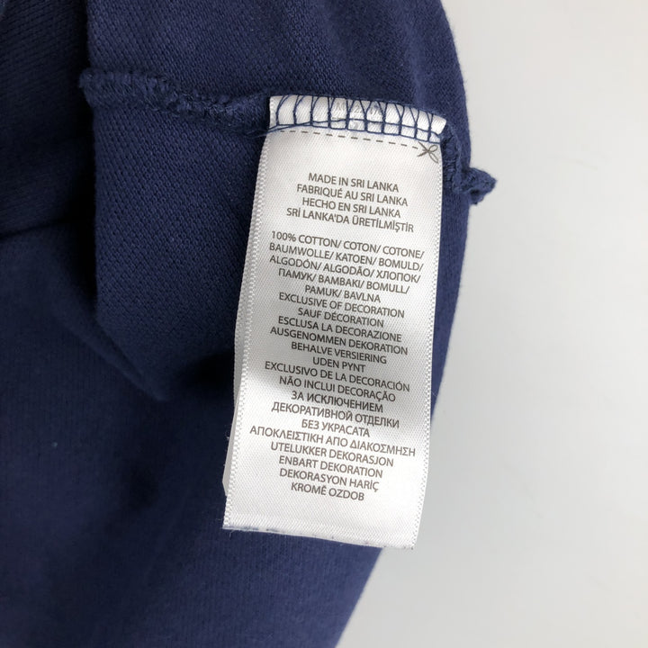 Ralph Lauren POLO RALPH LAUREN CUSTOM SLIM FIT short sleeve polo shirt men's XL equivalent cotton navy blue type Vintage Second Hand