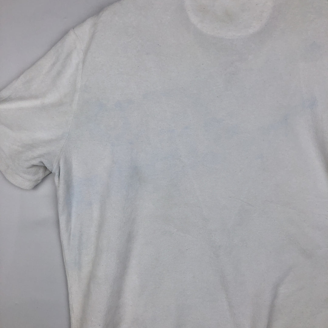 Ralph Lauren POLO RALPH LAUREN Skipper Short-Sleeve Polo Shirt, Men's Size XL (approx.) cotton white type Vintage Second Hand