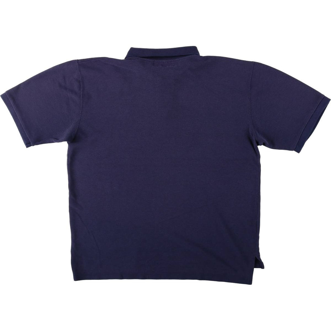 Ralph Lauren short-sleeved polo shirt, made in the USA, men's size XL. unclear navy blue type Vintage Second Hand