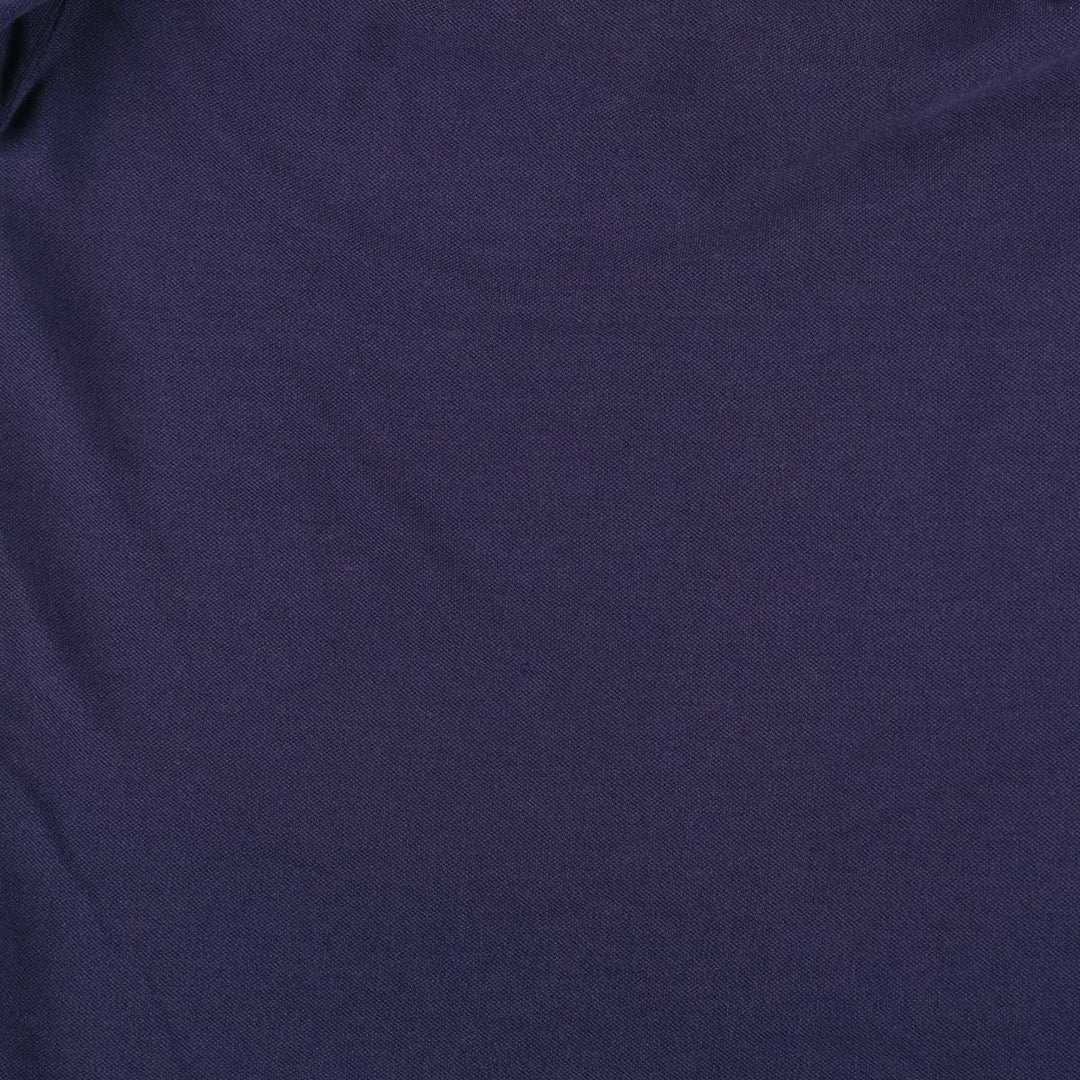 Ralph Lauren short-sleeved polo shirt, made in the USA, men's size XL. unclear navy blue type Vintage Second Hand