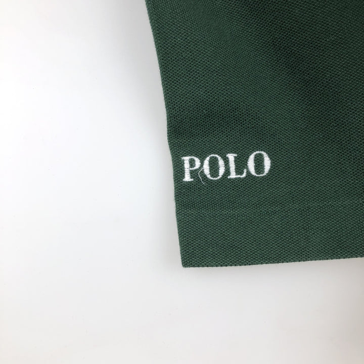 Ralph Lauren POLO GOLF Polo Golf short sleeve polo shirt for men size L Pima Cotton green type Vintage Second Hand