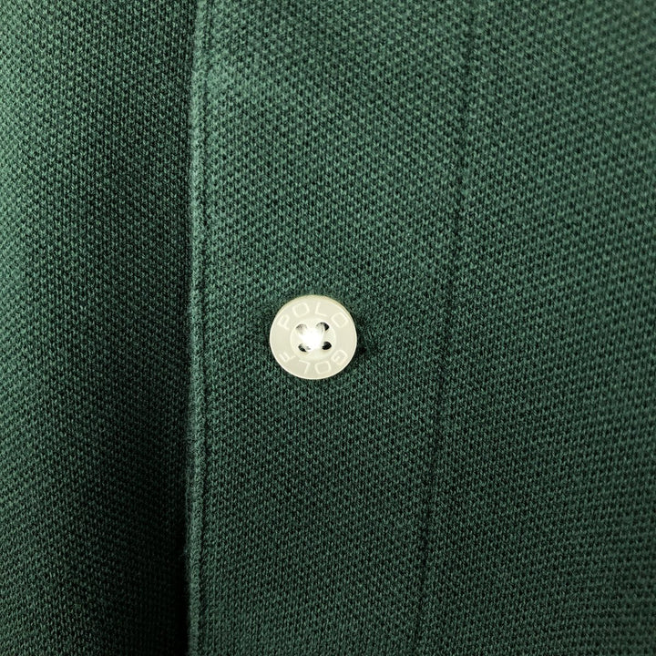 Ralph Lauren POLO GOLF Polo Golf short sleeve polo shirt for men size L Pima Cotton green type Vintage Second Hand