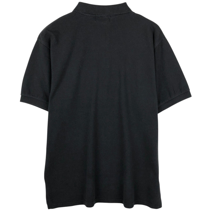 Ralph Lauren POLO by Ralph Lauren short sleeve polo shirt, men's XL size cotton black type Vintage Second Hand