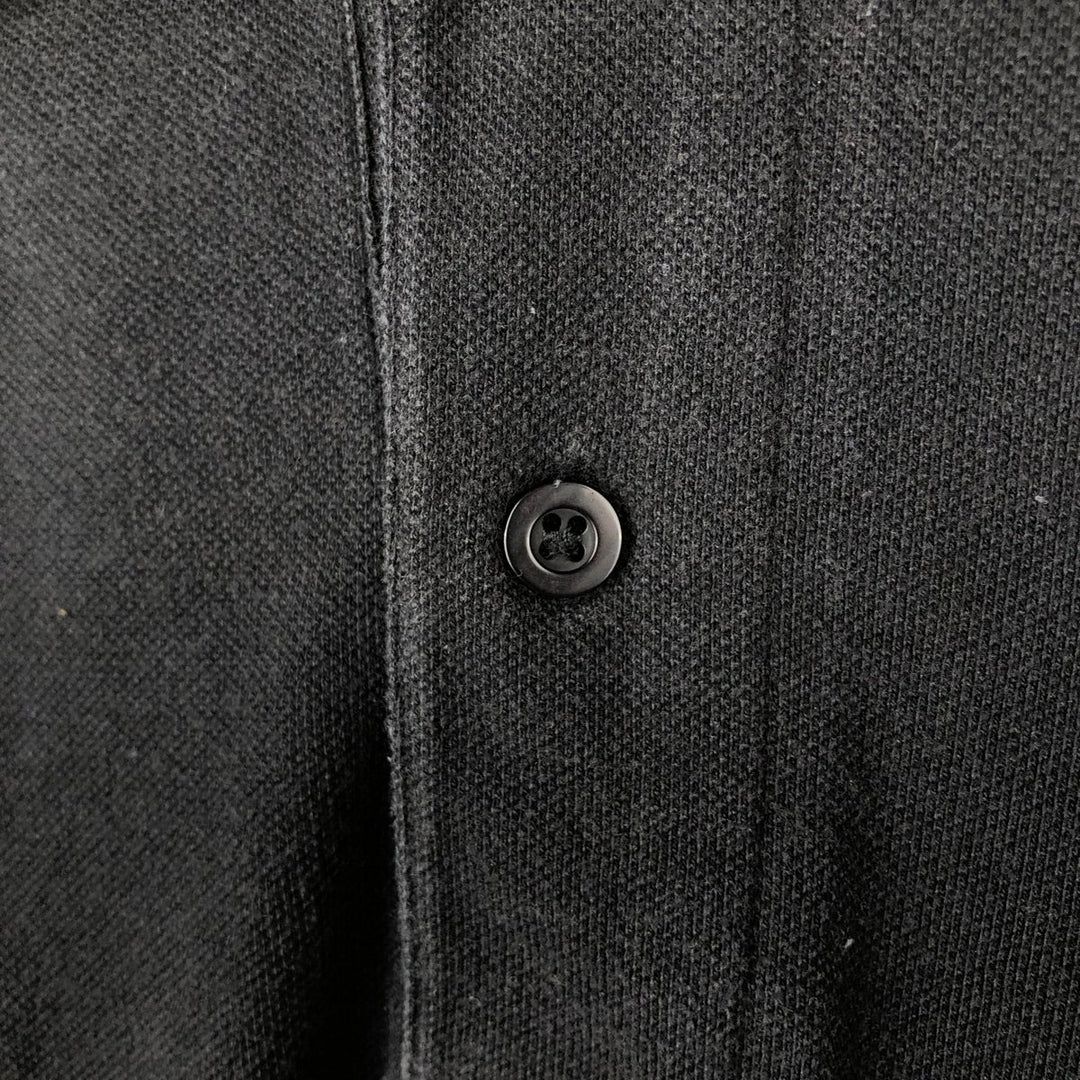 Ralph Lauren POLO by Ralph Lauren short sleeve polo shirt, men's XL size cotton black type Vintage Second Hand