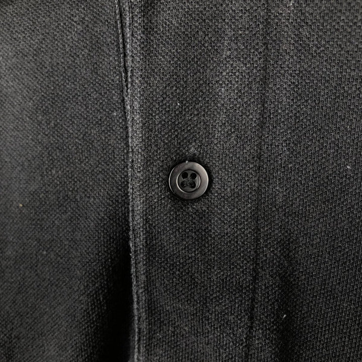 Ralph Lauren POLO by Ralph Lauren short sleeve polo shirt, men's XL size cotton black type Vintage Second Hand