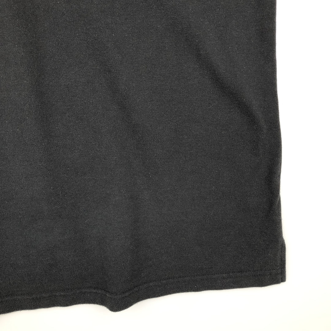 Ralph Lauren POLO by Ralph Lauren short sleeve polo shirt, men's XL size cotton black type Vintage Second Hand