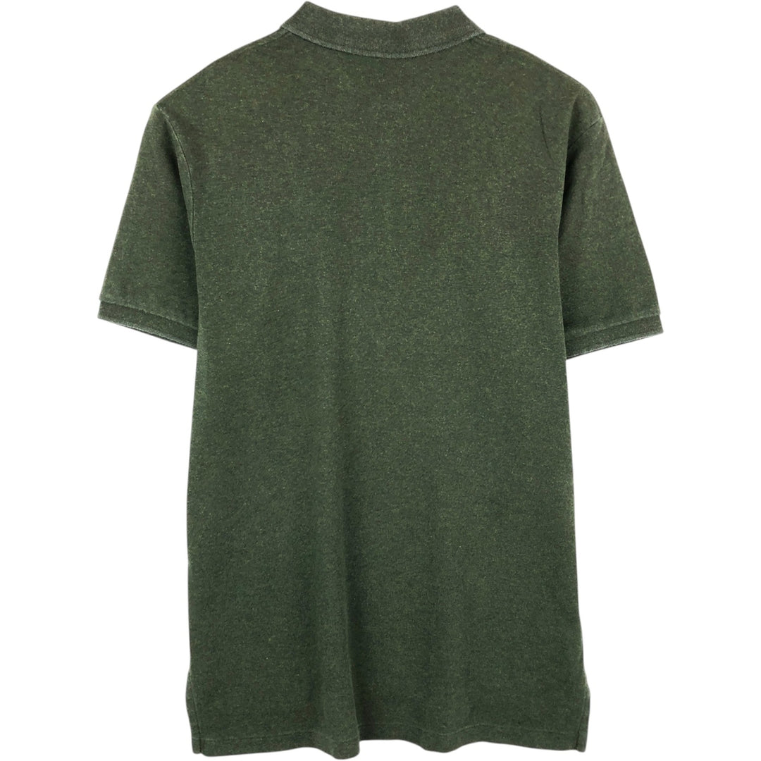 Ralph Lauren POLO by Ralph Lauren short sleeve polo shirt, men's size L cotton Khaki type Vintage Second Hand