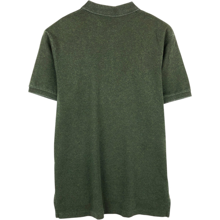 Ralph Lauren POLO by Ralph Lauren short sleeve polo shirt, men's size L cotton Khaki type Vintage Second Hand