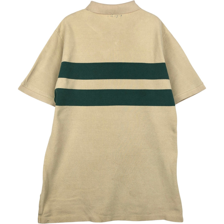 Ralph Lauren short sleeve polo shirt, size L for men cotton Beige type Vintage Second Hand