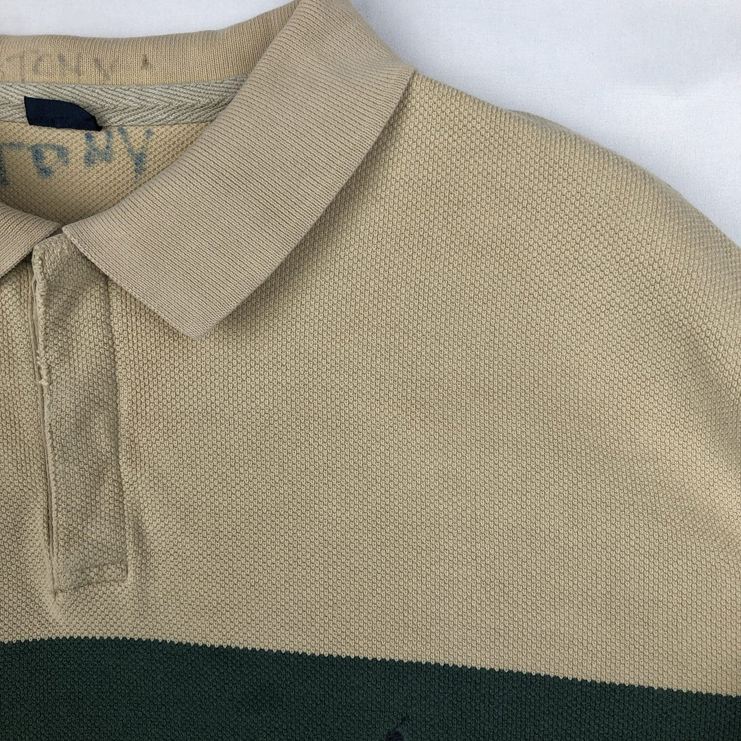Ralph Lauren short sleeve polo shirt, size L for men cotton Beige type Vintage Second Hand
