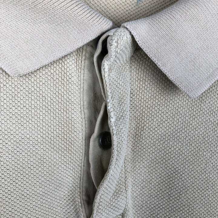 Ralph Lauren short sleeve polo shirt, size L for men cotton Beige type Vintage Second Hand