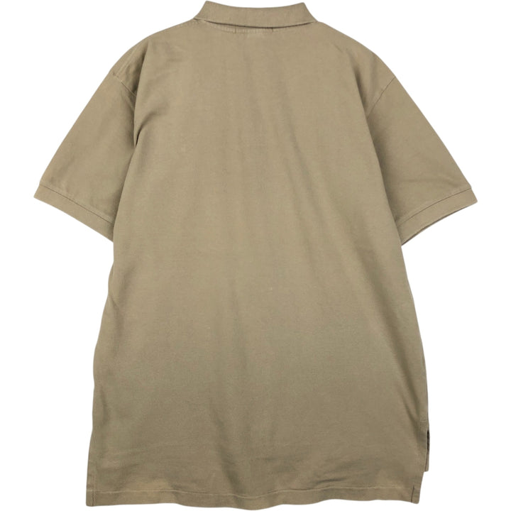 Ralph Lauren POLO by Ralph Lauren short sleeve polo shirt, men's size L cotton Beige type Vintage Second Hand