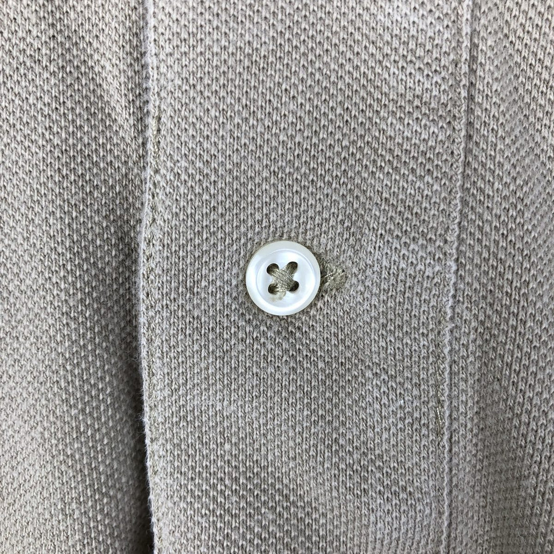 Ralph Lauren POLO by Ralph Lauren short sleeve polo shirt, men's size L cotton Beige type Vintage Second Hand