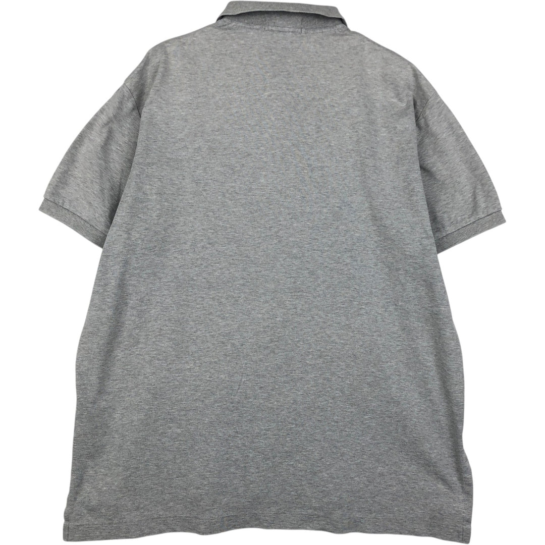 Ralph Lauren POLO by Ralph Lauren short sleeve polo shirt, men's size L cotton gray type Vintage Second Hand