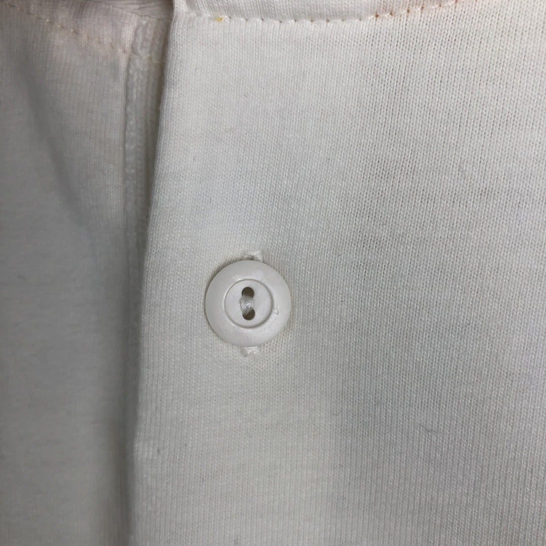 2000'S Ralph Lauren POLO JEANS COMPANY Short-Sleeve Polo Shirt, Men's Size L (approx.) cotton white type Vintage Second Hand