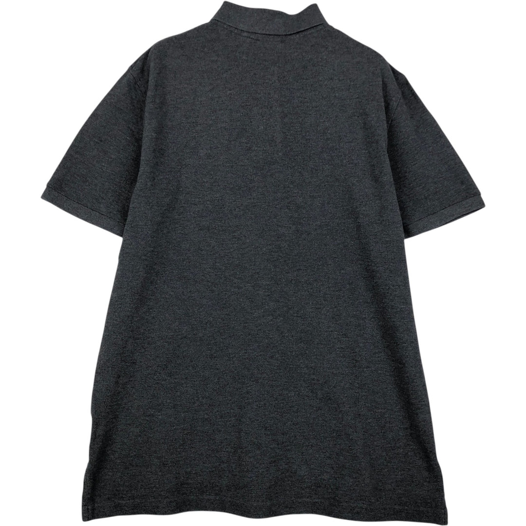 Brooks Brothers 1818 Short-Sleeve Polo Shirt, Men's Size M (approx.) cotton gray type Vintage Second Hand