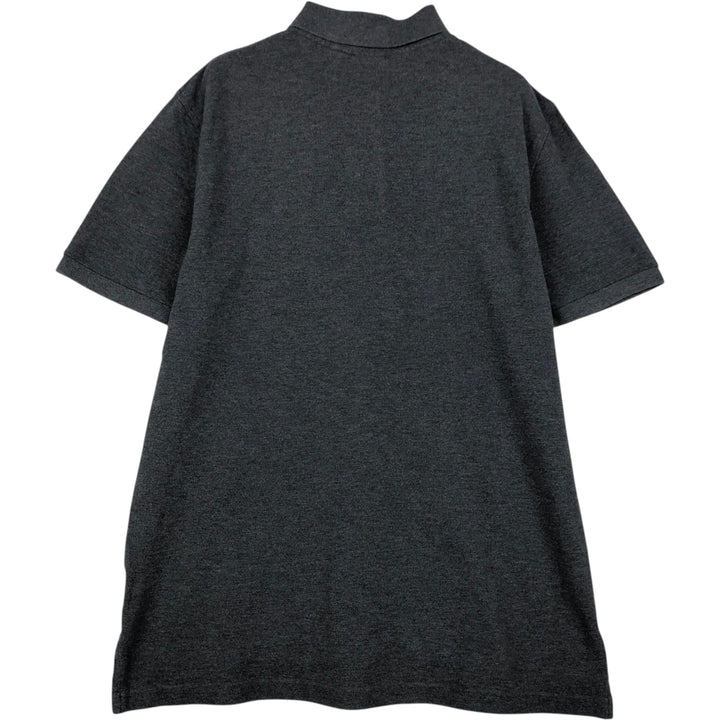 Brooks Brothers 1818 Short-Sleeve Polo Shirt, Men's Size M (approx.) cotton gray type Vintage Second Hand