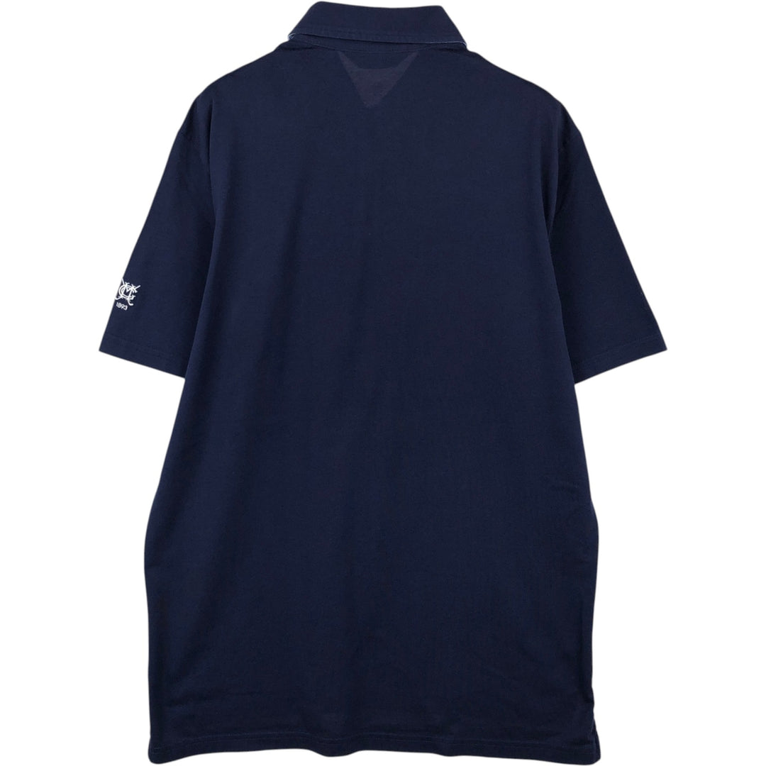 Ralph Lauren POLO GOLF Short Sleeve Polo Shirt Men's M unclear navy blue type Vintage Second Hand