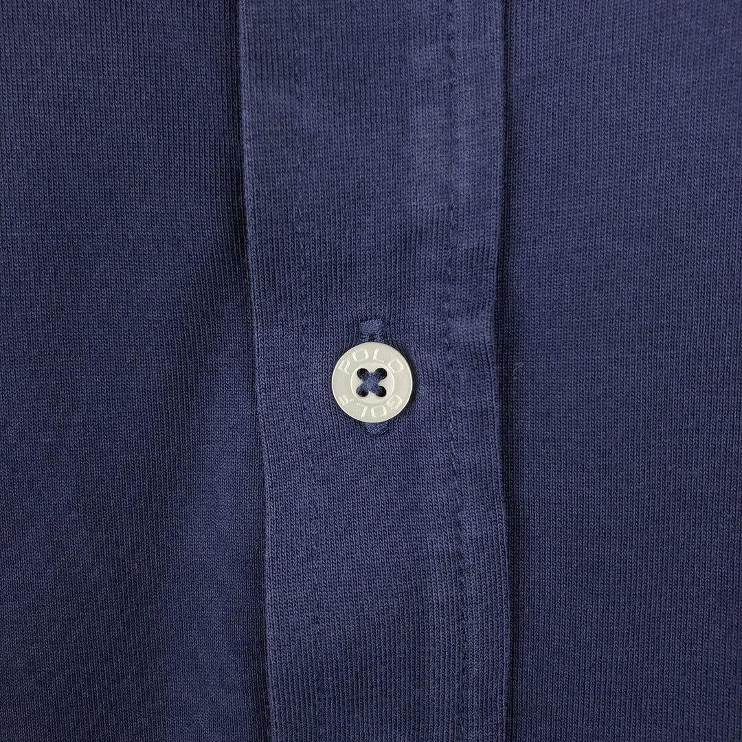 Ralph Lauren POLO GOLF Short Sleeve Polo Shirt Men's M unclear navy blue type Vintage Second Hand