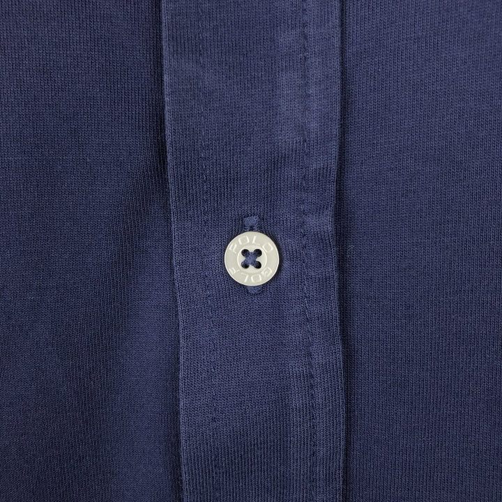 Ralph Lauren POLO GOLF Short Sleeve Polo Shirt Men's M unclear navy blue type Vintage Second Hand