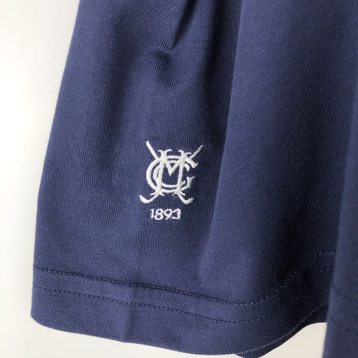 Ralph Lauren POLO GOLF Short Sleeve Polo Shirt Men's M unclear navy blue type Vintage Second Hand