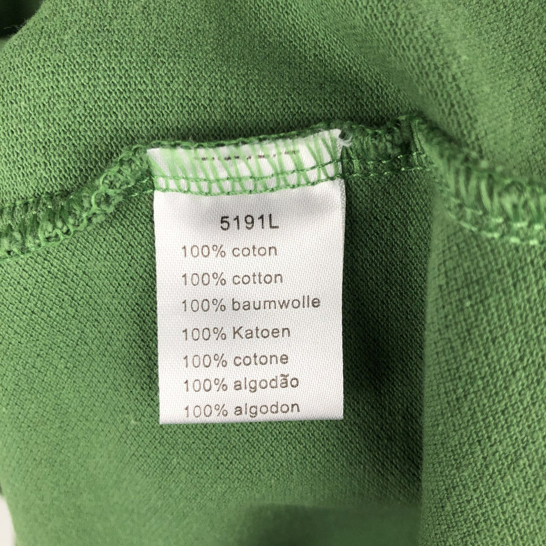 Lacoste (LACOSTE) French design short-sleeved polo shirt, size 10 (equivalent to men's XL). cotton green type Vintage Second Hand