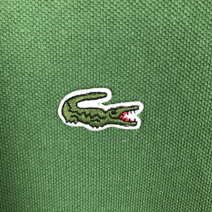 Lacoste (LACOSTE) French design short-sleeved polo shirt, size 10 (equivalent to men's XL). cotton green type Vintage Second Hand