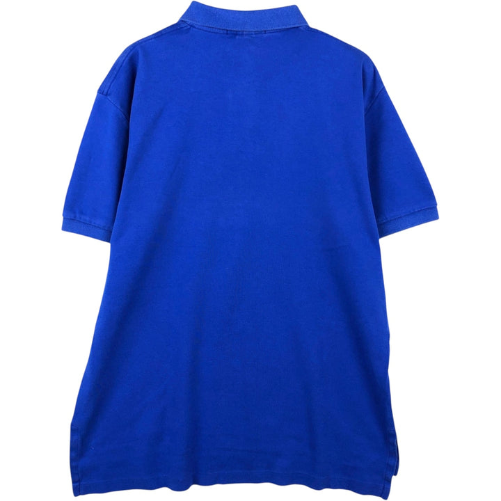 Ralph Lauren POLO by Ralph Lauren short sleeve polo shirt, men's size M cotton blue type Vintage Second Hand