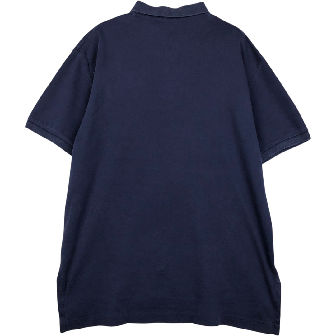 Ralph Lauren POLO by Ralph Lauren short sleeve polo shirt, men's size L cotton navy blue type Vintage Second Hand