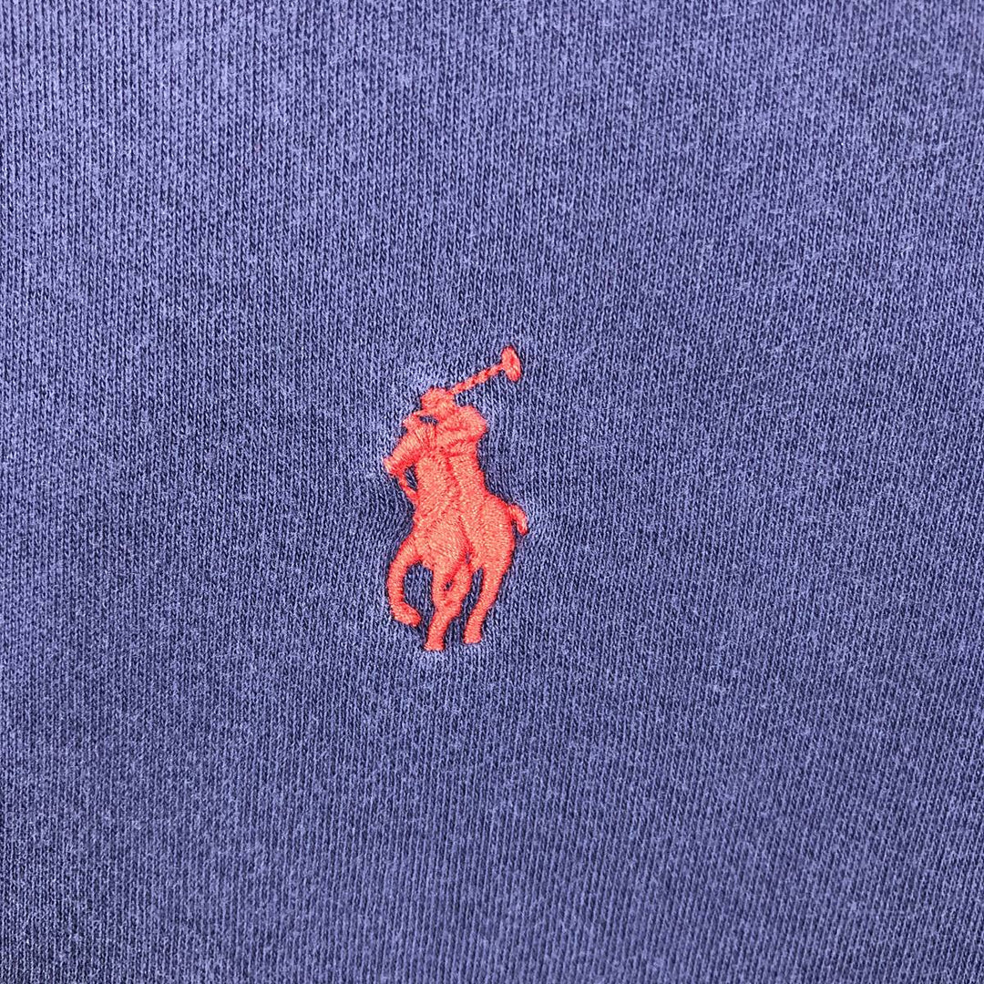 Ralph Lauren POLO by Ralph Lauren short sleeve polo shirt, men's size L cotton navy blue type Vintage Second Hand