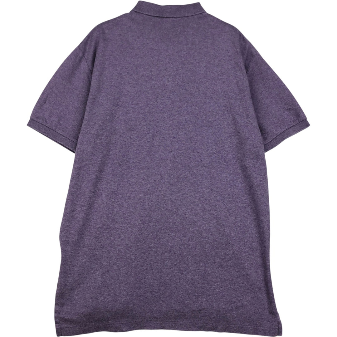 Ralph Lauren POLO by Ralph Lauren short sleeve polo shirt, men's size L cotton purple type Vintage Second Hand
