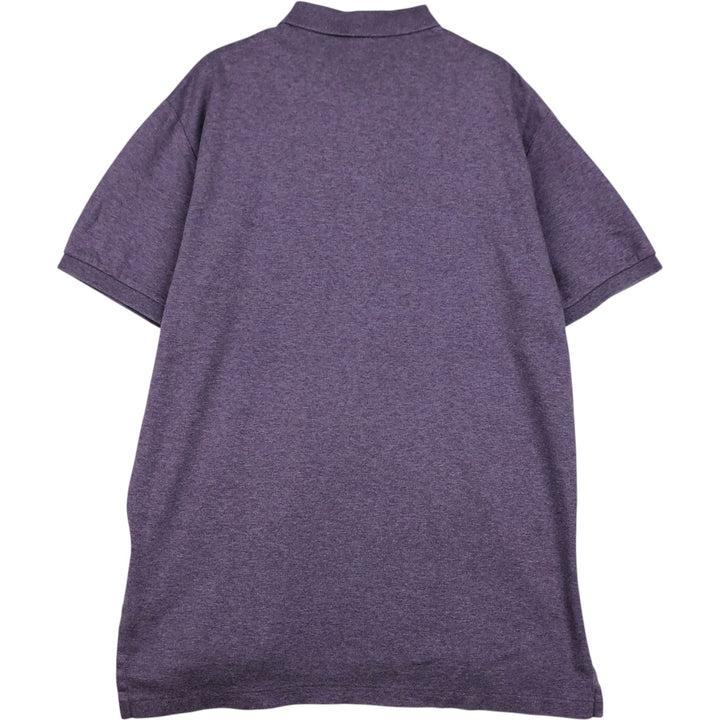 Ralph Lauren POLO by Ralph Lauren short sleeve polo shirt, men's size L cotton purple type Vintage Second Hand