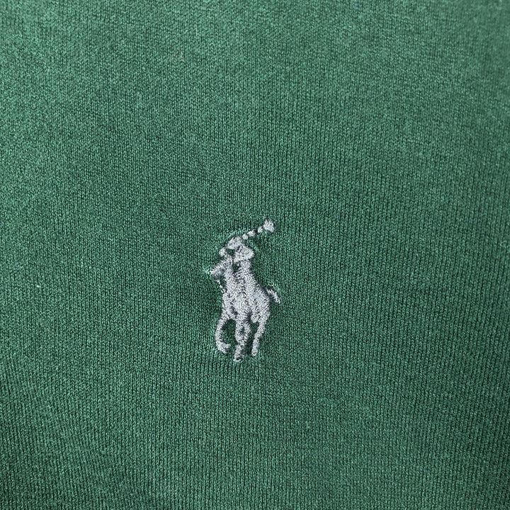 Ralph Lauren POLO GOLF Open Collar Short Sleeve Polo Shirt, Men's Size L (approx.) Pima Cotton Green type dark green Vintage Second Hand