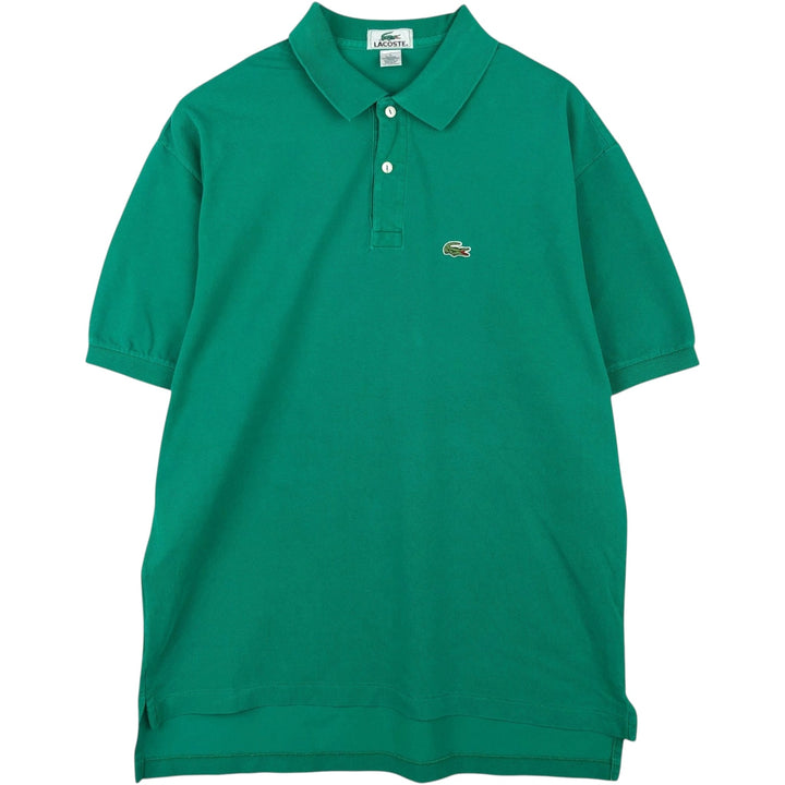 1990'S Lacoste Short-Sleeve Polo Shirt, Men's Size L (approx.), Vintage cotton green type Vintage Second Hand