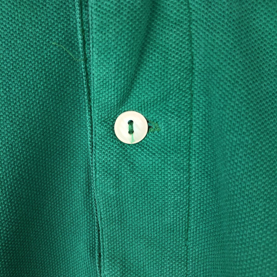 1990'S Lacoste Short-Sleeve Polo Shirt, Men's Size L (approx.), Vintage cotton green type Vintage Second Hand