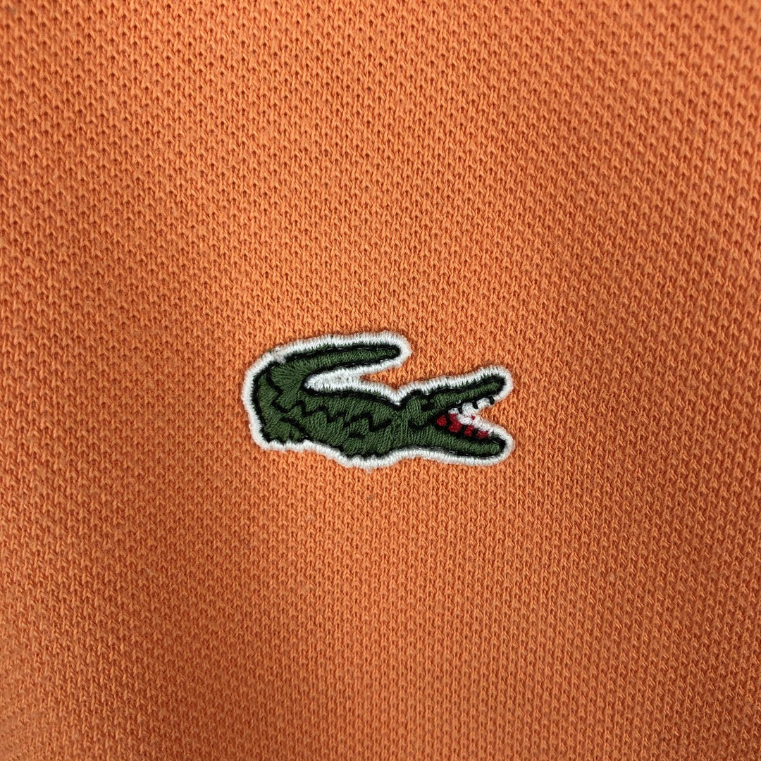 Lacoste LACOSTE French design short sleeve polo shirt No. 7 Men's XXL equivalent cotton orange type Vintage Second Hand