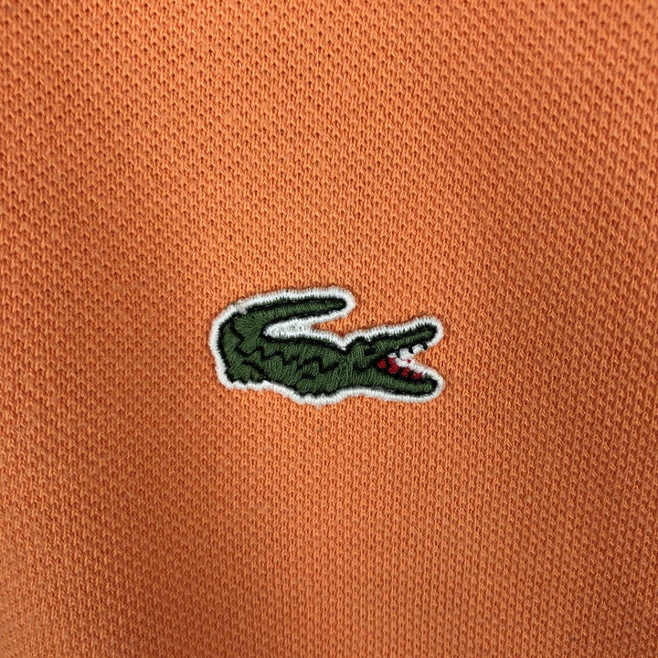 Lacoste LACOSTE French design short sleeve polo shirt No. 7 Men's XXL equivalent cotton orange type Vintage Second Hand