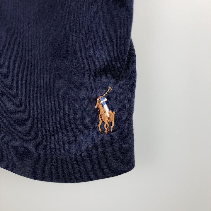 Ralph Lauren POLO GOLF short-sleeved polo shirt, made in Peru, men's size XL (approx.) Pima Cotton navy blue type Vintage Second Hand