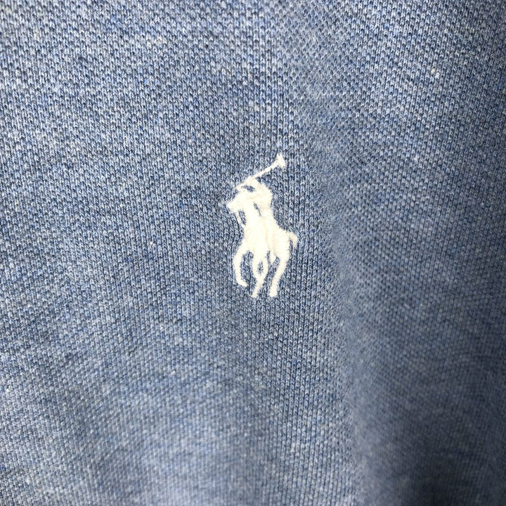 Ralph Lauren POLO by Ralph Lauren CUSTOM FIT short sleeve polo shirt, men's XL size cotton Blue type light blue Vintage Second Hand