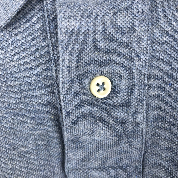 Ralph Lauren POLO by Ralph Lauren CUSTOM FIT short sleeve polo shirt, men's XL size cotton Blue type light blue Vintage Second Hand