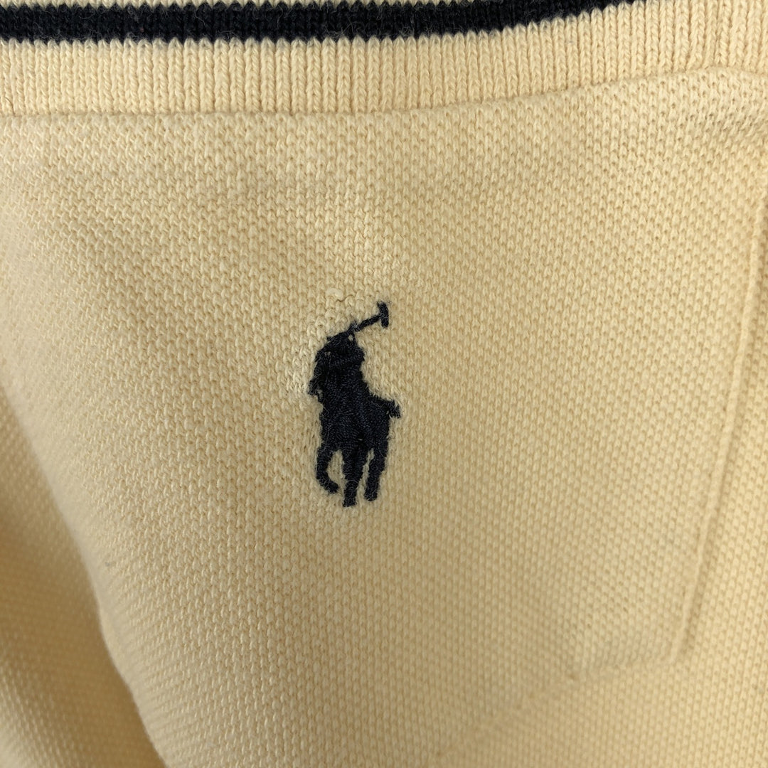 Ralph Lauren POLO GOLF Short Sleeve Polo Shirt Men's M cotton yellow type Vintage Second Hand