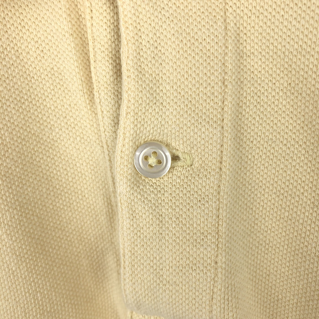 Ralph Lauren POLO GOLF Short Sleeve Polo Shirt Men's M cotton yellow type Vintage Second Hand
