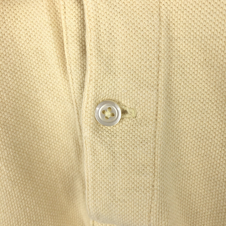 Ralph Lauren POLO GOLF Short Sleeve Polo Shirt Men's M cotton yellow type Vintage Second Hand