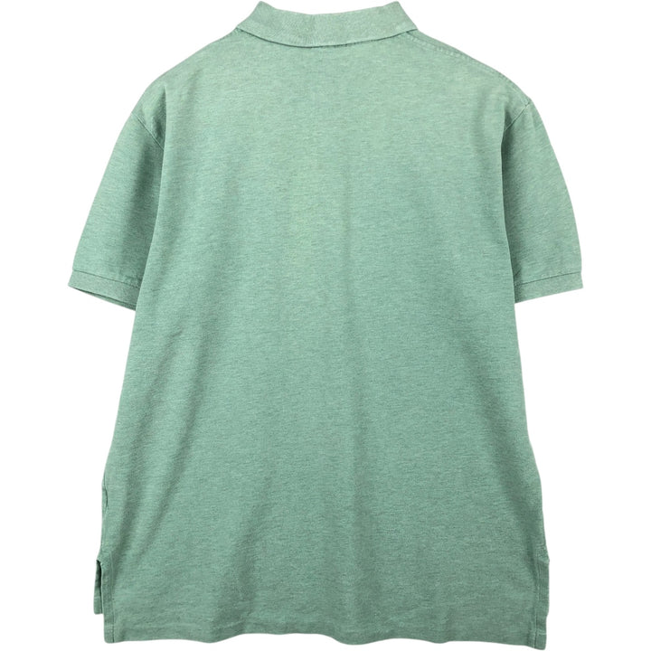 Ralph Lauren POLO by Ralph Lauren short sleeve polo shirt, men's XL size cotton green type Vintage Second Hand